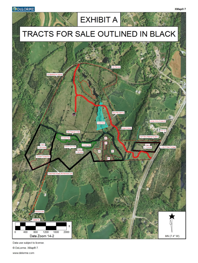 Twin Chimneys Farm Final Bid Sale Map Twin Chimneys Farm Final Bid Sale Map